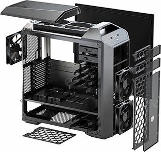 Корпус COOLERMASTER MasterCase Pro 5 , Midi-Tower, Без БП (MCY-005P-KWN00)