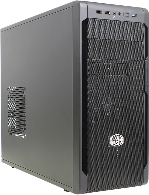 Корпус COOLERMASTER N300 , ATX, Midi-Tower, USB 3.0, черный, Без БП (NSE-300-KKN1)