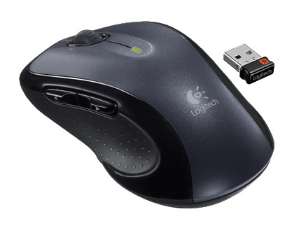 

Мышь беспроводная Logitech M510 Wireless Laser USB Black (910-001826), Черный, Wireless Mouse M510 Black USB