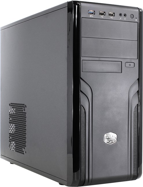 Корпус COOLERMASTER CM Force 500 , ATX, Midi-Tower, USB 3.0, черный, Без БП (FOR-500-KKN1)