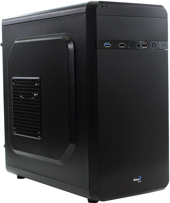 

Корпус AeroCool Qs-180, mATX, Mini-Tower, черный, без БП (4713105952919), Qs-180