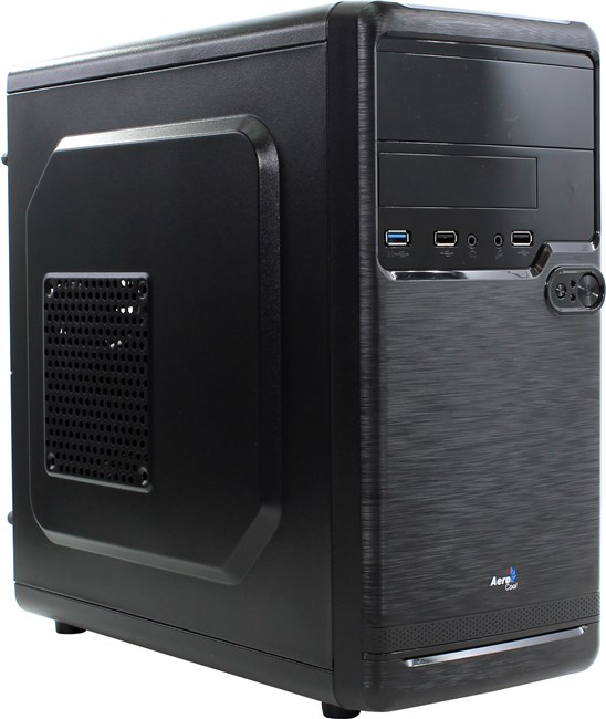 

Корпус AeroCool Qs-182, mATX, Mini-Tower, черный, без БП (4713105952926), Qs-182