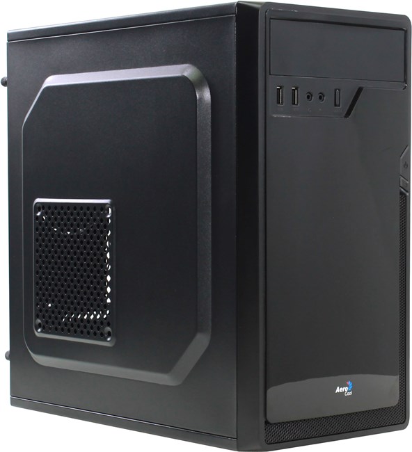 Корпус AeroCool Cs-100, mATX, Mini-Tower, черный, Без БП