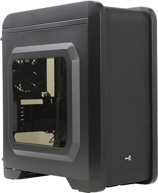 

Корпус AeroCool Qs-240, mATX, Mini-Tower, черный, без БП (4713105958102), Qs-240
