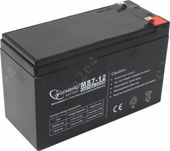 Аккумуляторная батарея для ИБП Gembird/Energenie BAT-12V7AH, 12V, 7Ah