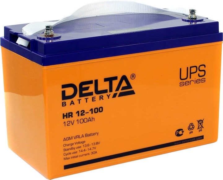 Аккумуляторная батарея для ИБП Delta HR HR12-100/HR12-100L, 12V, 100Ah
