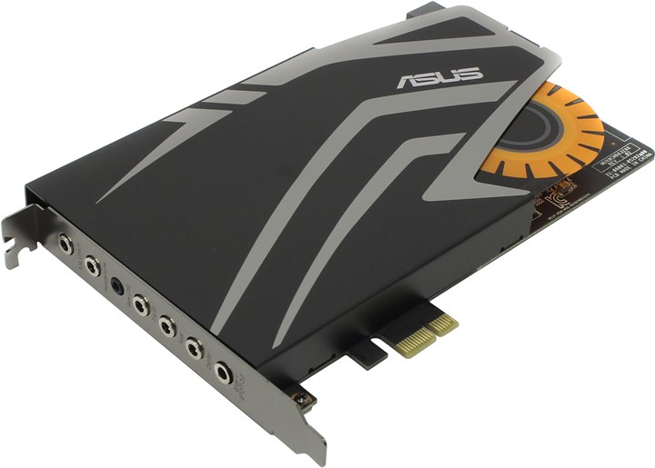 

Звуковая карта внутренняя ASUS Strix Soar, 7.1, PCI-E, Retail, Strix Soar