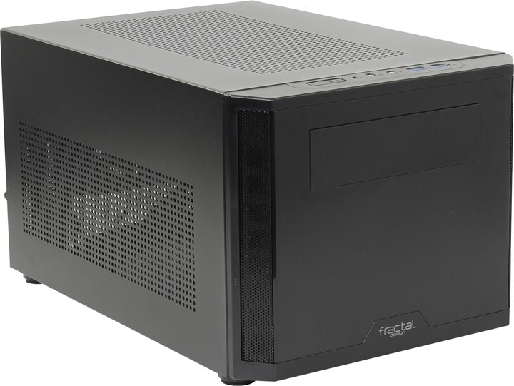 Корпус Fractal Design Core 500, Mini-ITX, Midi-Tower, черный, без БП (FD-CA-CORE-500-BK)