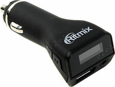 FM-трансмиттер Ritmix FMT-A740 USB AUX черный 795₽