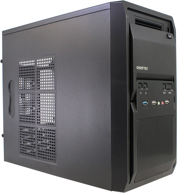 Корпус Chieftec LT-01B, mATX, MiniTower, USB 3.0, черный, без БП