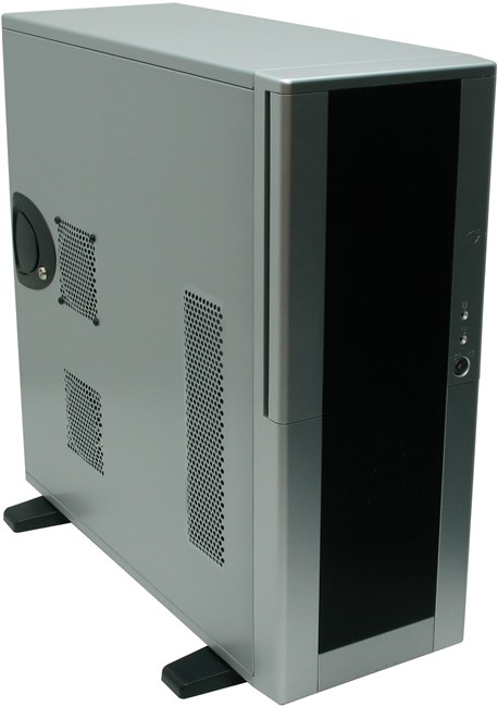 Корпус Chieftec CX-01SL-SL-B, 2USB, IEEE1394, Audio, E-ATX MidiTower, Door, серебристый-черный (без БП)