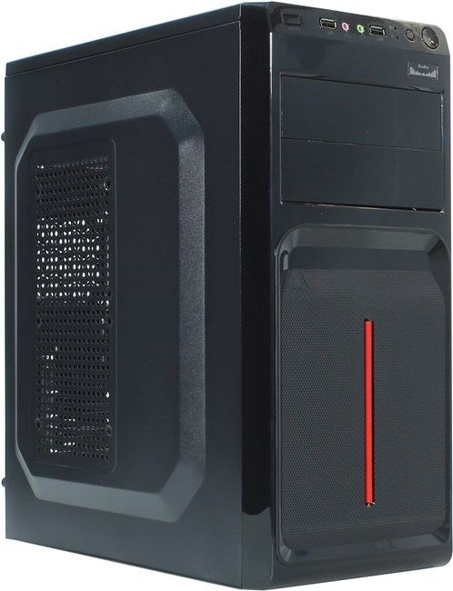 Корпус ExeGate AB-221, ATX, Midi-Tower, черный, 450Вт