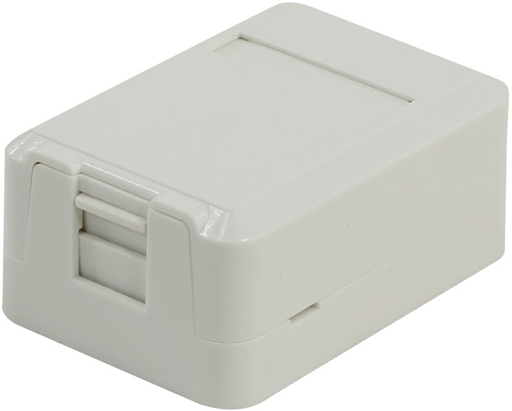 

Розетка RJ-45 открытый монтаж категория 6, белый, 5bites (LY-SB03-A)