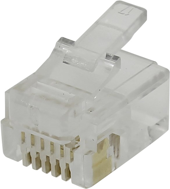 

Коннектор RJ-11/RJ-12 6P6C