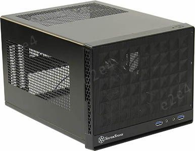 Корпус SilverStone SG13B-Q, Mini-ITX, Mini-Tower, черный, без БП