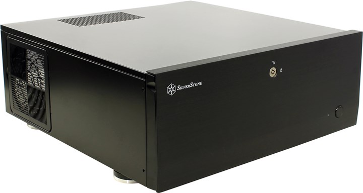 Корпус SilverStone GD07B, EATX, Full-Desktop, черный, без БП