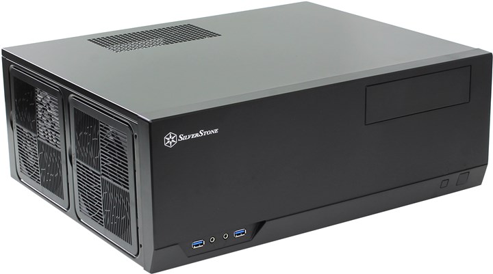 

Корпус SilverStone GD09B, ATX, Full-Desktop, 2xUSB 3.0, черный, без БП, GD09B