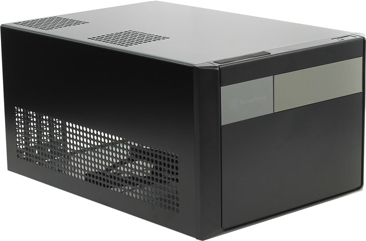 Корпус SilverStone SG11B, mATX, Mini-Tower, 2xUSB 3.0, черный, без БП