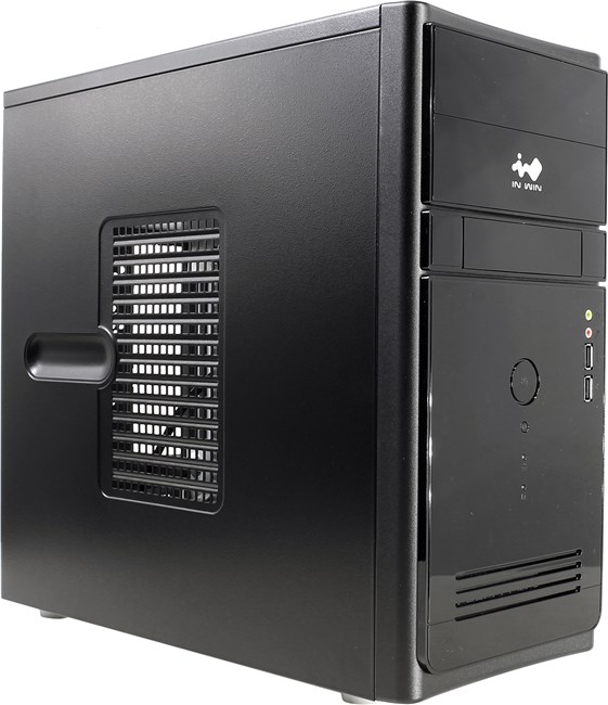 Корпус INWIN ENR021, mATX, Mini-Tower, черный, 400Вт (6100467)