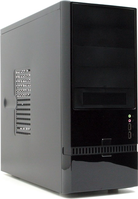 Корпус INWIN EC022 , ATX, Midi-Tower, черный, 450Вт