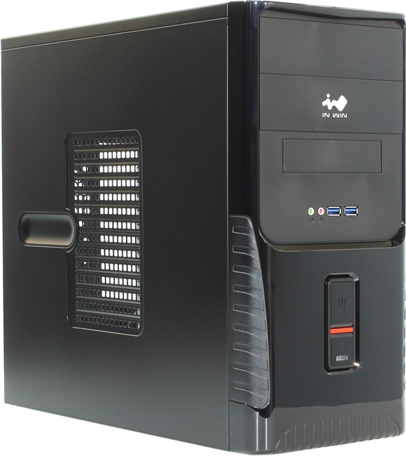 

Корпус INWIN ENR-029, mATX, Mini-Tower, черный, 400Вт (6115723), ENR-029