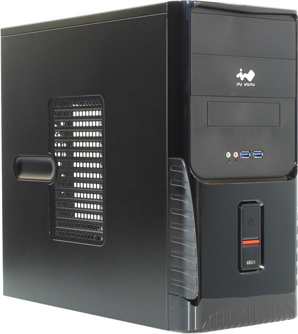 Корпус INWIN ENR-029, mATX, Mini-Tower, черный, 400Вт (6115723)