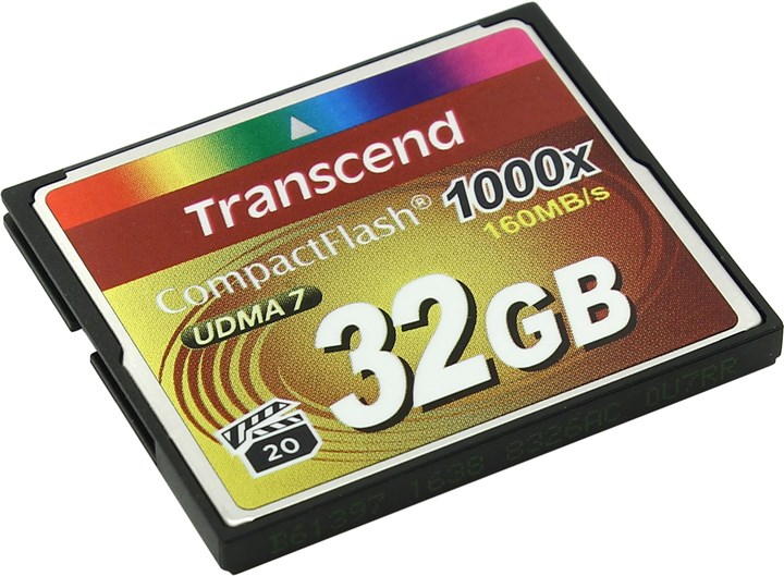 Карта памяти 32Gb CompactFlash Transcend