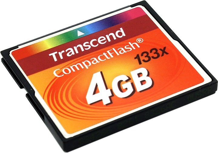 Карта памяти 4Gb CompactFlash Transcend 133X