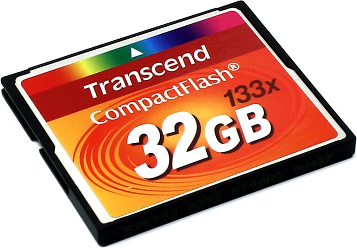 Карта памяти 32Gb CompactFlash Transcend 133X UHS-I U1