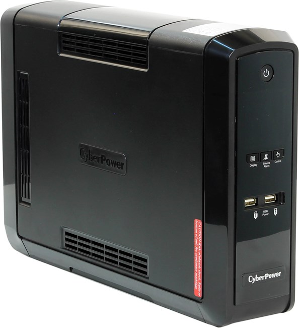 ИБП CyberPower CP1500EPFCLCD, 1500 В·А, 900 Вт, EURO, розеток - 6, USB, черный