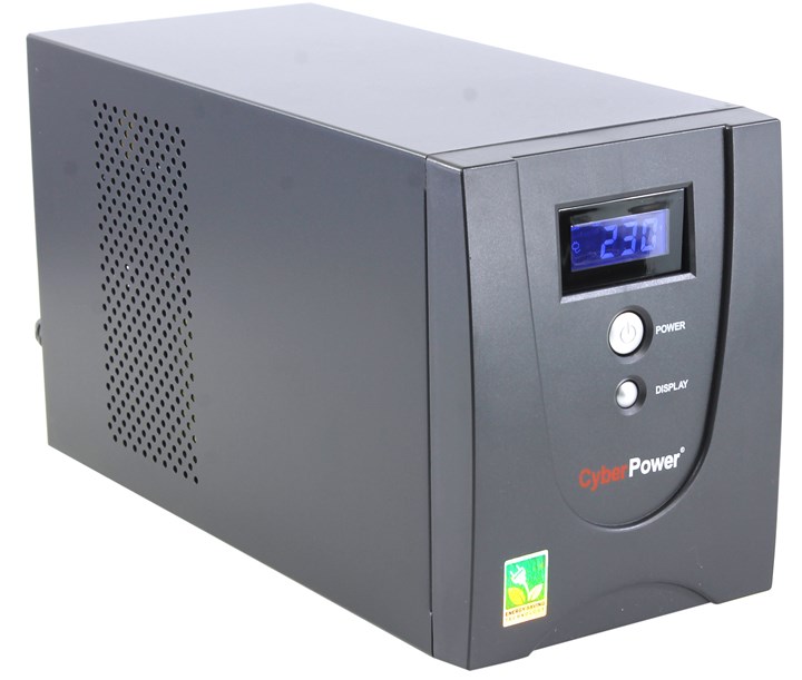 

ИБП CyberPower VALUE2200EILCD, 2200 В·А, 1.32 кВт, IEC, розеток - 4, USB, VALUE2200EILCD