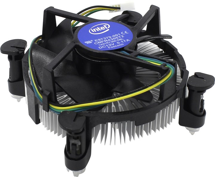 Кулер для процессора Intel Original, 80 мм, 2500rpm, 65 Вт