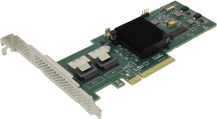 Контроллер Broadcom MegaRAID SAS 9240-8i, PCI-Ex8, SGL