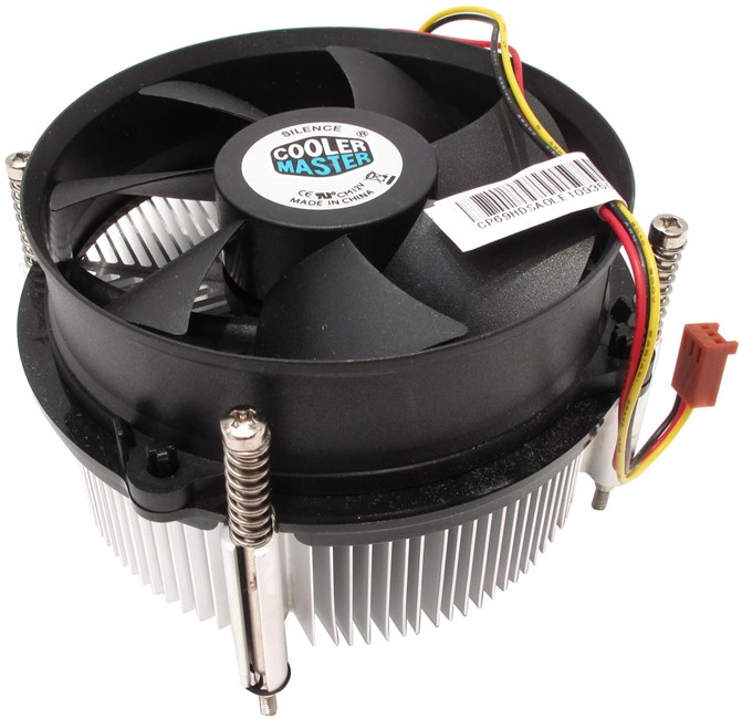 

Кулер для процессора COOLERMASTER CP6-9HDSA-0L-GP для Socket 115x, 95мм, 2200rpm, 3-pin, Al+Cu, CP6-9HDSA-0L-GP