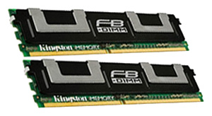 Память DDR2 FB-DIMM 4Gb (2x2Gb) PC5300 667MHz CL5 Kingston (KVR667D2D4F5K2/4G)