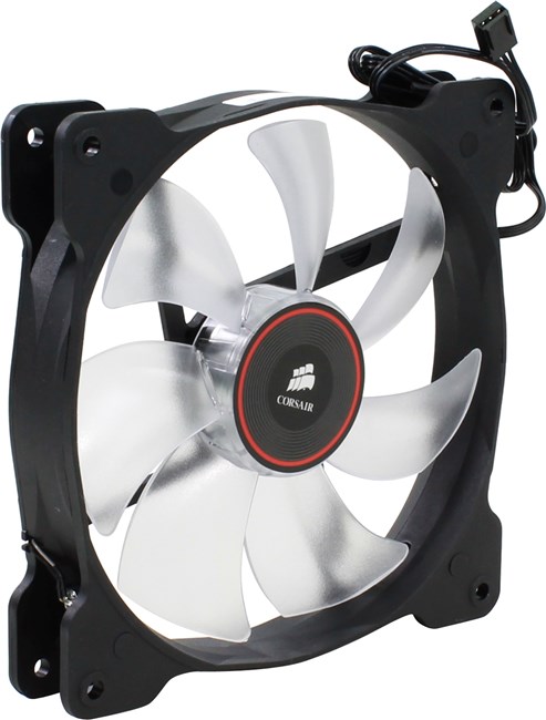 

Вентилятор Corsair Air SP140 LED Red, 140мм, 1440rpm, 29.3 дБА, 3-pin, 1шт, красный (CO-9050024-WW), Air SP140 LED Red