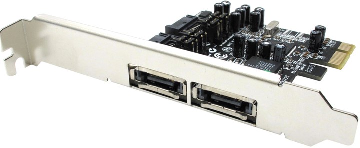 Контроллер SATA ST-Lab A-341, 2x eSATA, 2xSATA, PCI-E