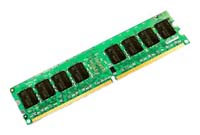Память DDR2 DIMM 1Gb PC3200 400MHz Reg ECC Transcend single rank x4 (TS128MQR72V4K)