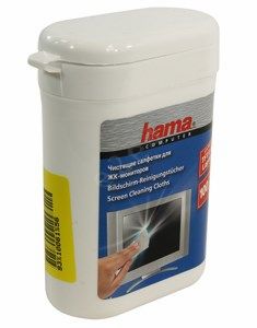 

Салфетки влажные 100шт. для экранов H-R1084187 Hama, H-R1084187