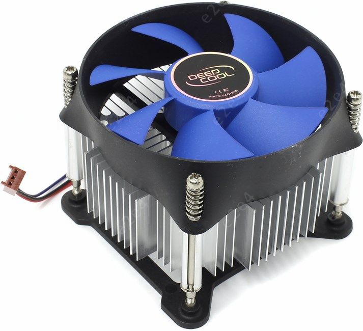 Кулер для процессора DeepCool THETA 20 для Socket/115x/1200, 100 мм, 2200rpm, 30.2 дБА, 95 Вт, 3-pin, Al