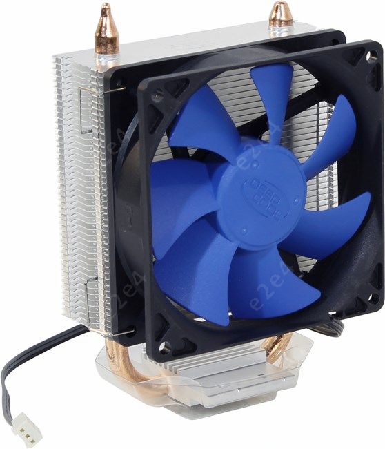 

Кулер для процессора DeepCool ICE BLADE 100 для Socket 775/115x/1200/AM2/AM2+/AM3/AM3+/FM1/FM2/FM2+, 92 мм, 2200rpm, 31.6 дБА, 3-pin, Al+Cu (DP-MCH1D8-IB100), ICE BLADE 100