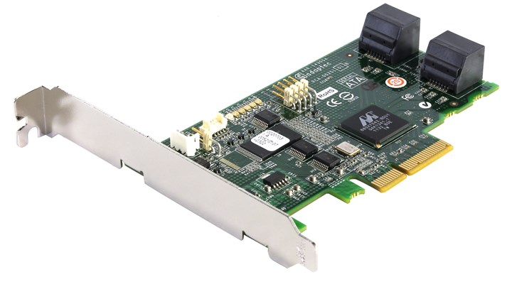 Контроллер Adaptec AAR-1430SA SATAII RAID 0/1/10/JBOD, до 4-х уст-в, PCI-Ex4, Bulk