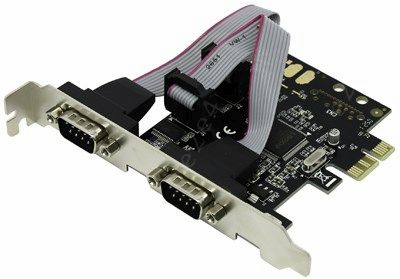 Контроллер COM Espada, 2xCOM, PCI-Ex1, OEM (FG-EMT03C-1-BU01)