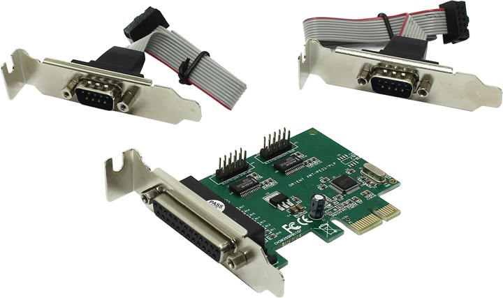 Контроллер COM/LPT Orient XWT-PE2S1PLP, PCI-E (XWT-PE2S1PLP OEM)