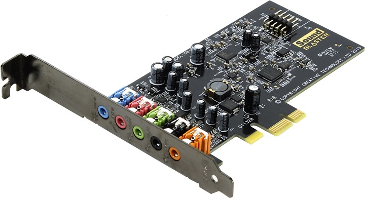 Звуковая карта внутренняя 5.1 Creative Audigy Fx PCI-E