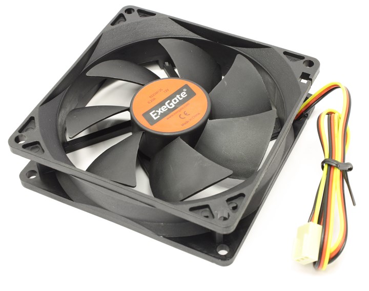 

Вентилятор ExeGate EX09225S3P, 92 мм, 1800rpm, 23 дБ, 3-pin, 1шт, EX09225S3P