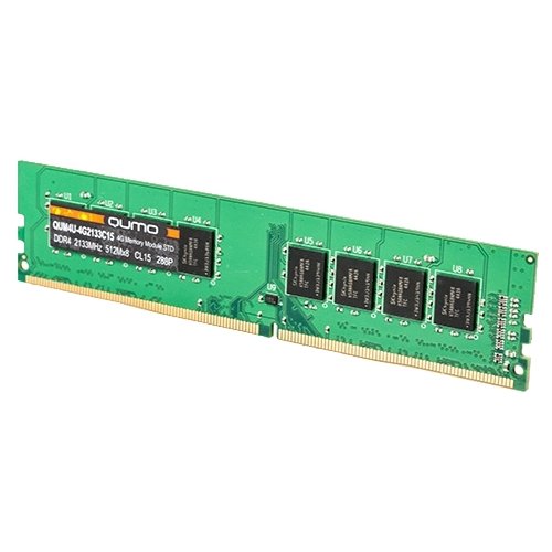 

Память DDR4 DIMM 4Gb, 2400MHz, CL16, 1.2 В, Qumo (QUM4U-4G2400C16), QUM4U-4G2400C16