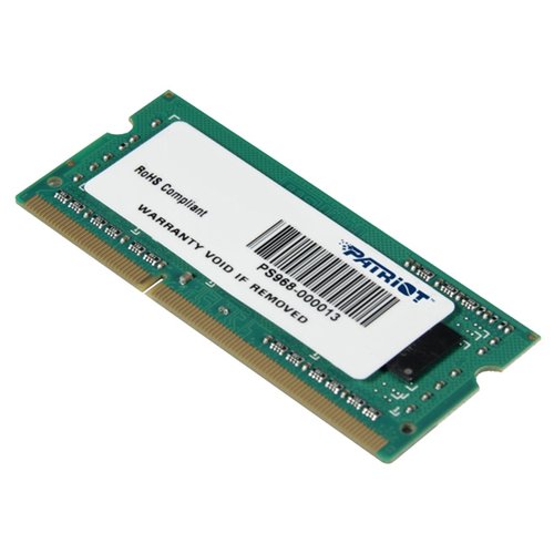 Память DDR3 SODIMM 4Gb, 1600MHz Patriot Memory (PSD34G160082S)