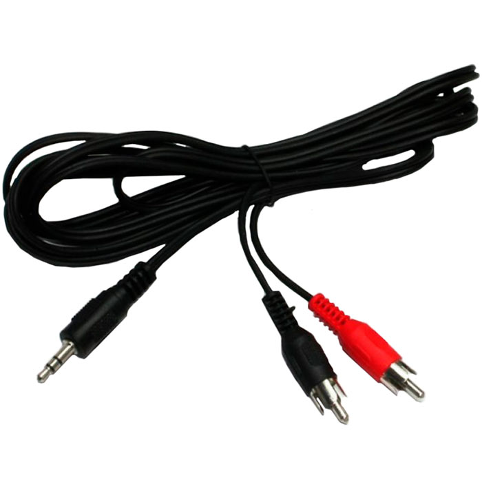 Кабель соединительный Jack 3.5mm(M) 2xRCA(M), 3 м