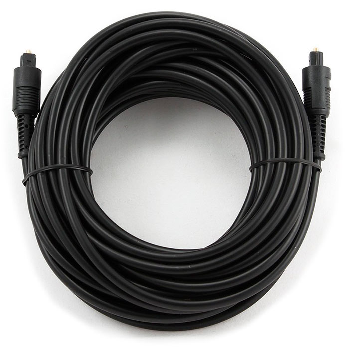 

Кабель оптический Gembird CC-OPT-10M Toslink 2xODT M/M, 10м, Черный